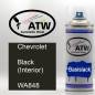 Preview: Chevrolet, Black (Interior), WA848: 400ml Sprühdose, von ATW Autoteile West.